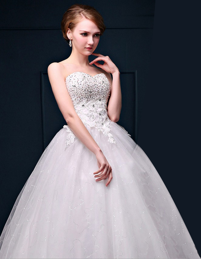 WD1593 Strapless wedding dress